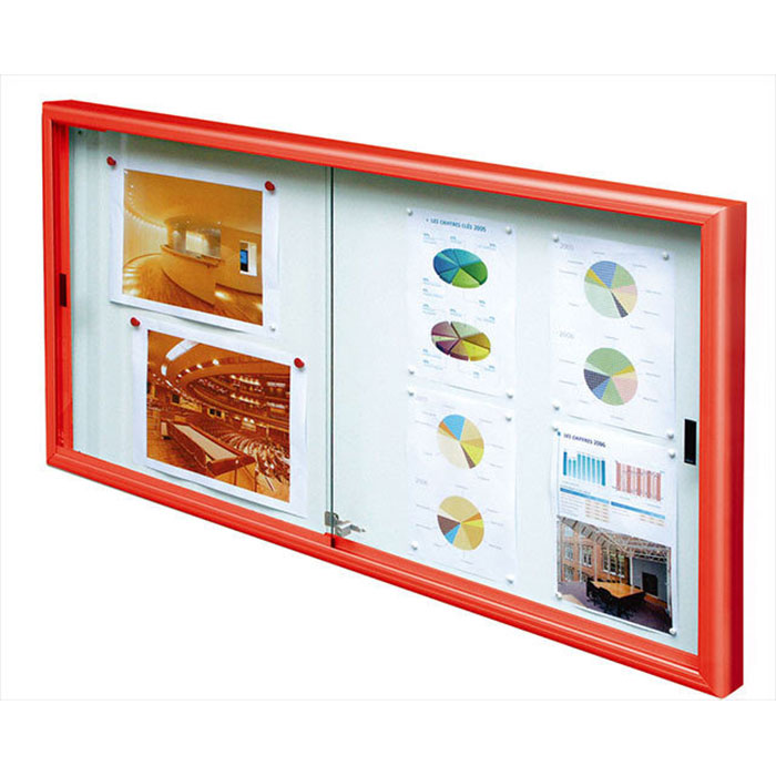 Gablota CLASSIQUE tablica magnetyczna bezpieczne szkło