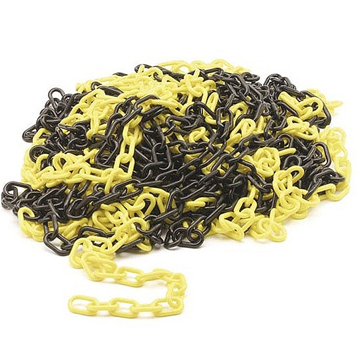 Łańcuch z tworzywa sztucznego żółto-czarny